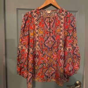 Shoshanna Summer 2021 Floral printed Top, size Medium, worn once